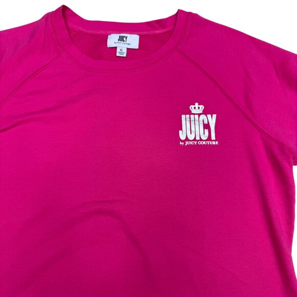 Juicy By Juicy Couture Women's Pink SS T-Shirt Dress, Size XL - Picture 3 of 7